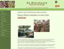 Tablet Screenshot of dewiershoeck.nl